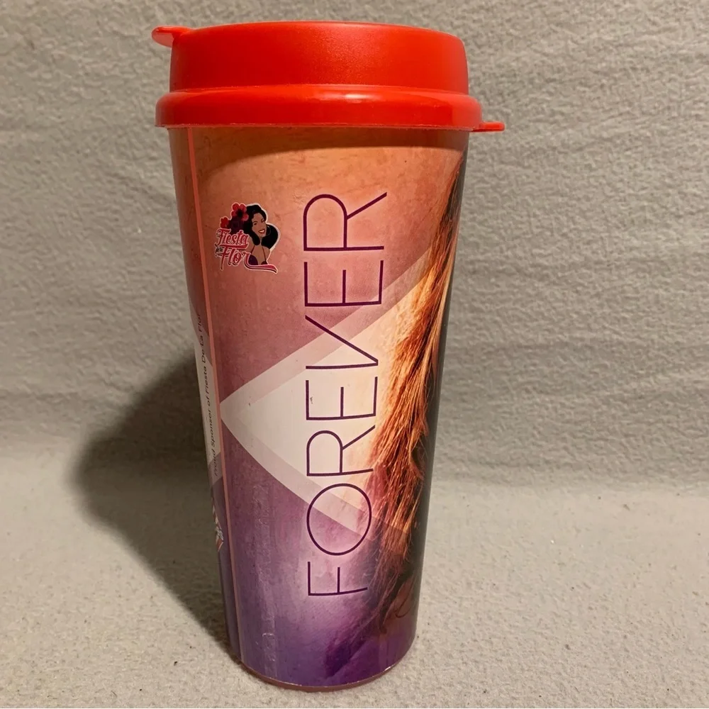 Selena Forever Stripes Collectible Plastic Cup Fiesta De La Flor